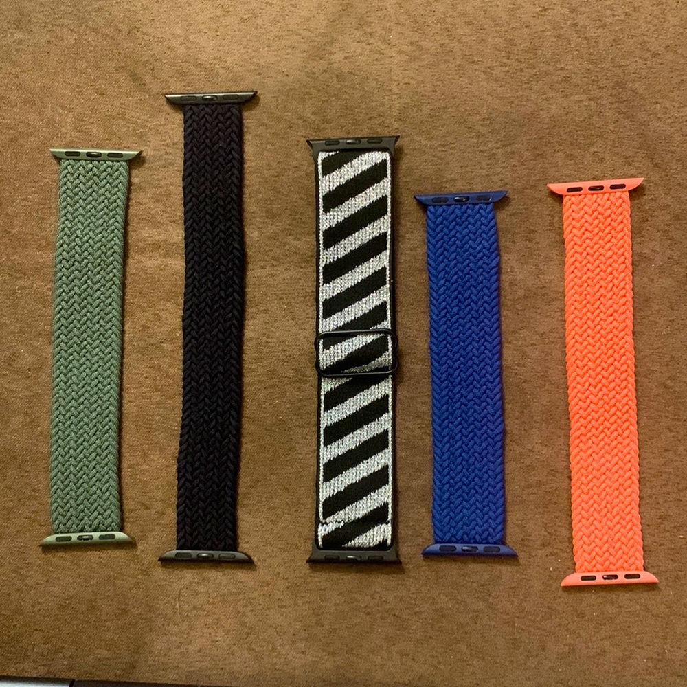 NWOT Nylon Watch Bands fIR you Smartwatch 38-40mm Set of 5